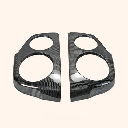 Kazento For Nissan Skyline R34 GTR Only Rear Trunk Tail Light Cover Panel Carbon