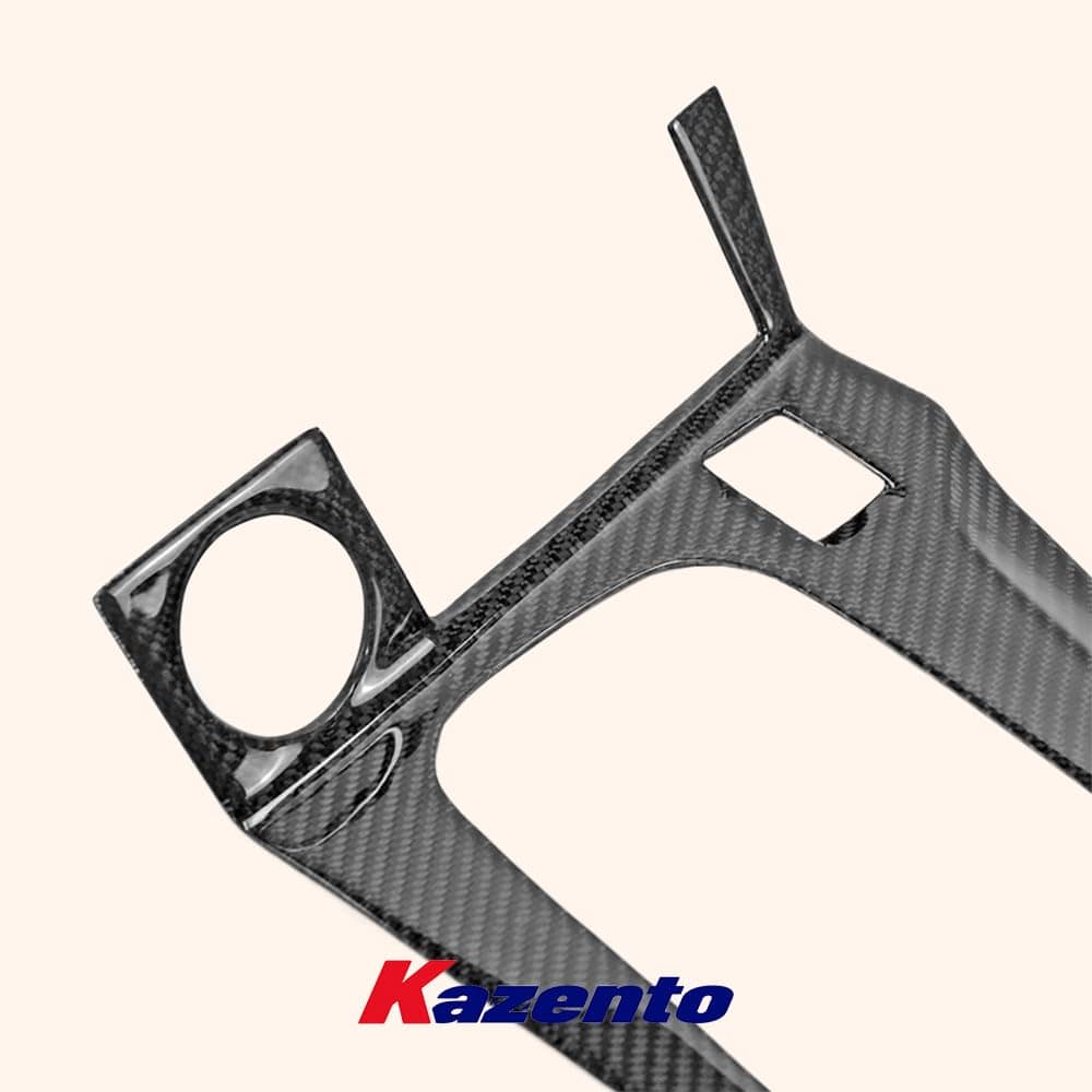 Kazento For Nissan Skyline R34 GTR (RHD AUTO only) KZ Carbon Fiber Gear Surround Cover Kazento Carbon Parts 车身侧板 R34-CONSOLE-OE-R-CF