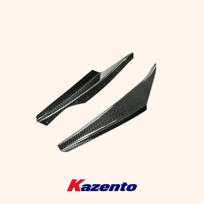 Kazento For Nissan Skyline R34 GTR Z-Tune Style Carbon Fiber Front Bumper Canard (2 pcs) Kazento Carbon Parts 车身侧板 R34-CANA-ZT-CF