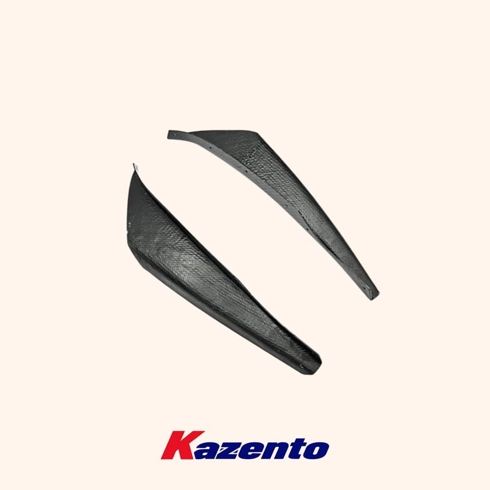 Kazento For Nissan Skyline R34 GTR Z-Tune Style Carbon Fiber Front Bumper Canard (2 pcs) Kazento Carbon Parts 车身侧板 R34-CANA-ZT-CF