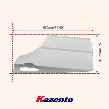 Kazento For Nissan Skyline R34 GTT 4 Door Only FRP Unpaint Rear Fender 4pcs Body Kits Kazento Carbon Parts 车身侧板 R34-RF-4D-FRP