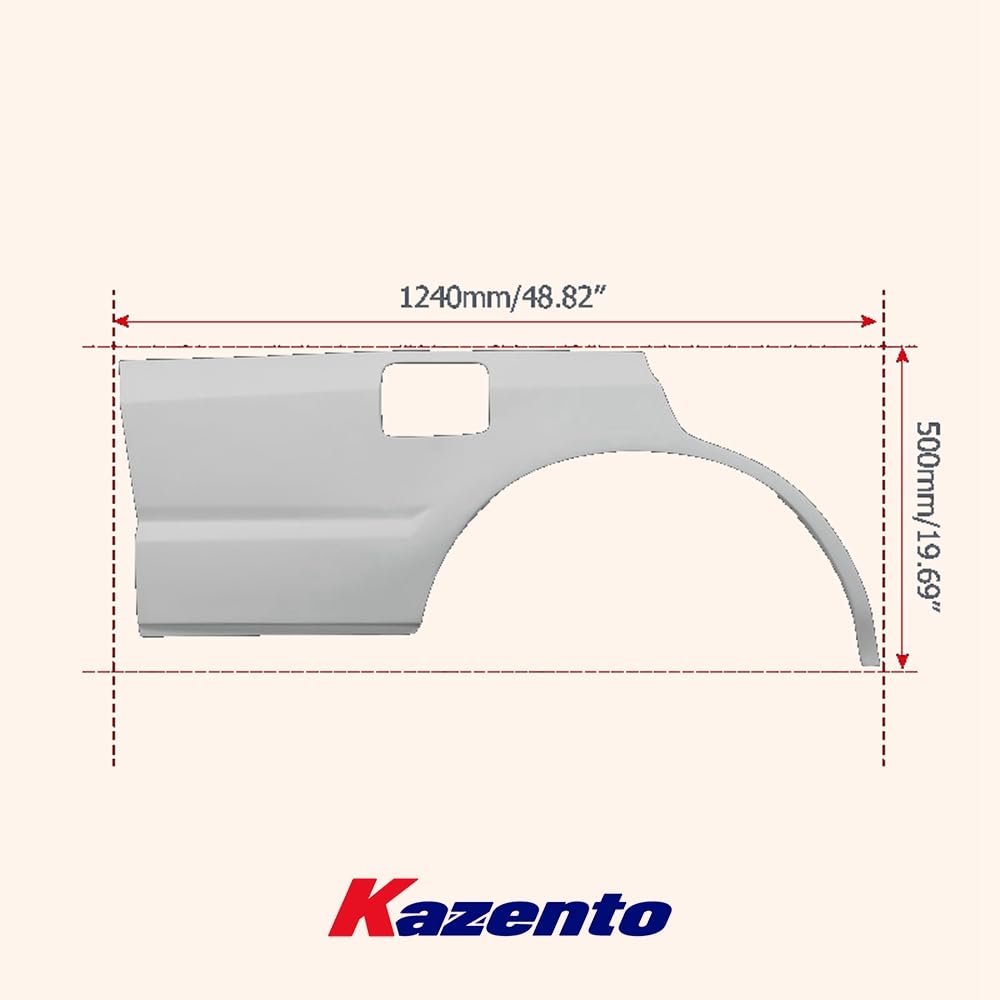 Kazento For Nissan Skyline R34 GTT 4 Door Only FRP Unpaint Rear Fender 4pcs Body Kits Kazento Carbon Parts 车身侧板 R34-RF-4D-FRP