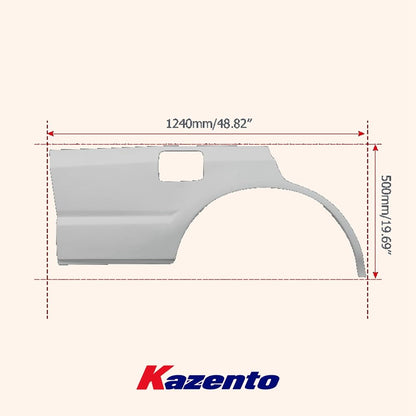 Kazento For Nissan Skyline R34 GTT 4 Door Only FRP Unpaint Rear Fender 4pcs Body Kits Kazento Carbon Parts 车身侧板 R34-RF-4D-FRP