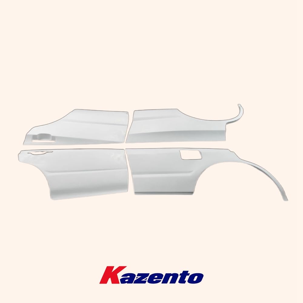 Kazento For Nissan Skyline R34 GTT 4 Door Only FRP Unpaint Rear Fender 4pcs Body Kits Kazento Carbon Parts 车身侧板 R34-RF-4D-FRP