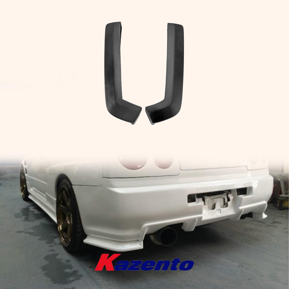 Kazento For Nissan Skyline R34 GTT (ESB Bumper Only ) FRP Unpaint Rear Bumper Spat Pair Kazento Carbon Parts 车身侧板 R34-SPAT-ESB-GTT-FRP