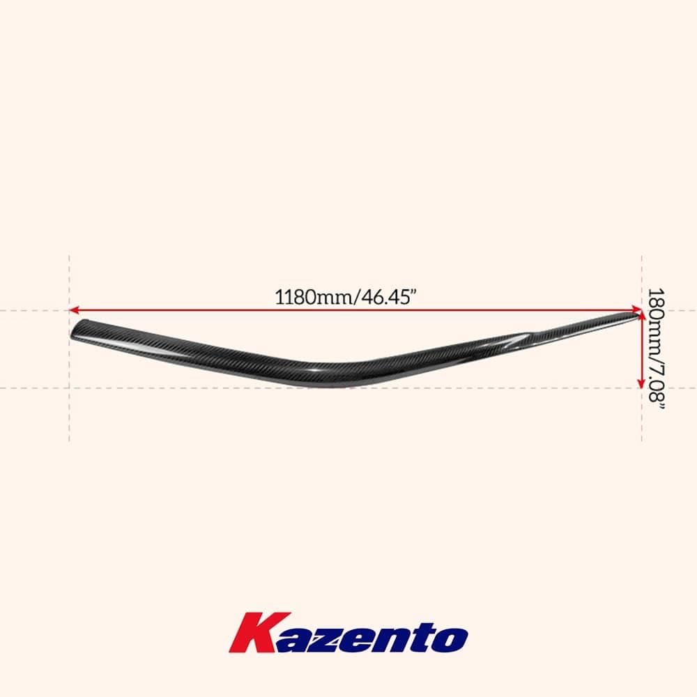Kazento For Nissan Skyline R34 GTT GTR Carbon Fiber Wind Deflector Window Rainproof