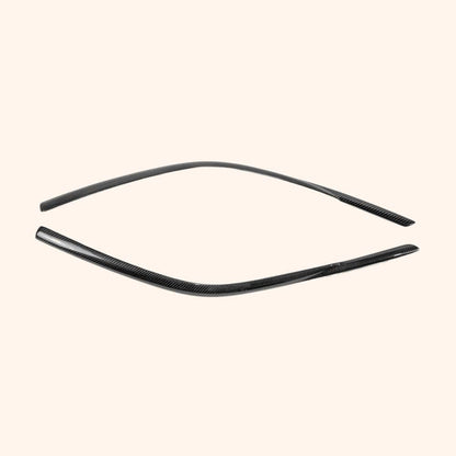 Kazento For Nissan Skyline R34 GTT GTR Carbon Fiber Wind Deflector Window Rainproof