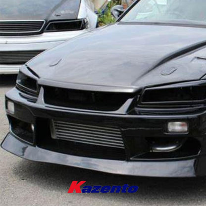 Kazento For Nissan Skyline R34 GTT GTR Carbon Vented Headlight Cover (left side 1pc)