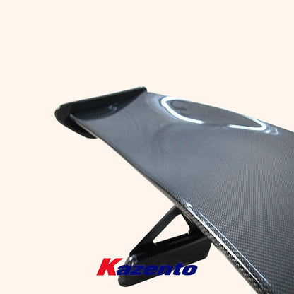 Kazento For Nissan Skyline R34 GTT GTR TOPS Style Carbon Rear Trunk GT Wing Spoiler Kazento Carbon Parts 车身侧板 R34-RS-TP-KD-CF