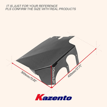 Kazento For Nissan Skyline R34 (GTT only) Carbon Fiber Engine Interior Air Filter Cover Kazento Carbon Parts 车身侧板 R34-FILTER-GTT-CF