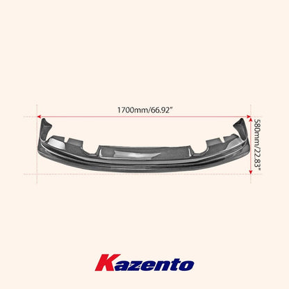 Kazento For Nissan Skyline R34 (GTT only) HSM Type Carbon Fiber Front Bumper Bottom Lip
