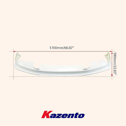 Kazento For Nissan Skyline R34 (GTT only) HSM Type Fiberglass Unpaint Front Bumper Lip