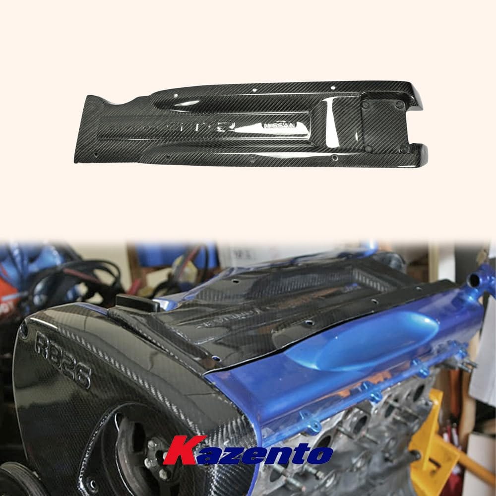 Kazento For Nissan Skyline R34 R33 Engine RB26 DETT Carbon Fiber Plug Cover Interior Kit Kazento Carbon Parts 车身侧板 RB26-PLUG-KD-CF