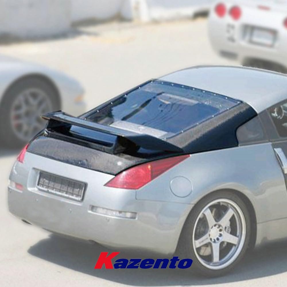 Kazento For Nissan Z33 2003-08 350Z OE Type Carbon Fiber Roof Trunk Boot Replacement Kazento Carbon Parts 车身侧板 350Z-TRUNK-OE-CF