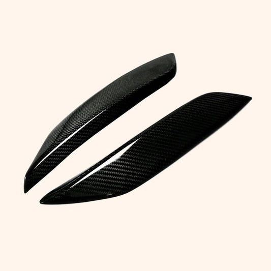 Kazento For Nissan Z33 350Z 2003-08  Carbon Fiber Front Bumper Hood Eyelid Eyebrow Pair Kazento Carbon Parts 车身侧板 350Z-EYE-CF