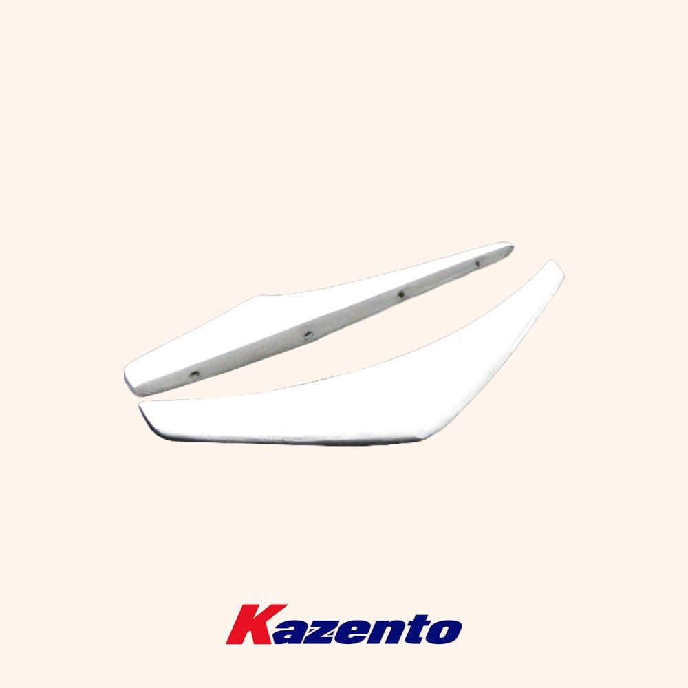 Kazento For Nissan Z33 350Z 2003-08 NIS2 Fiberglass Unpaint Front Bumper Canard Splitter Kazento Carbon Parts 车身侧板 350Z-CANA-NIS-2P-FRP