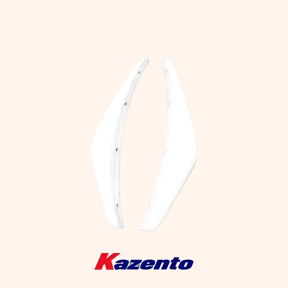 Kazento For Nissan Z33 350Z 2003-08 NIS2 Fiberglass Unpaint Front Bumper Canard Splitter Kazento Carbon Parts 车身侧板 350Z-CANA-NIS-2P-FRP