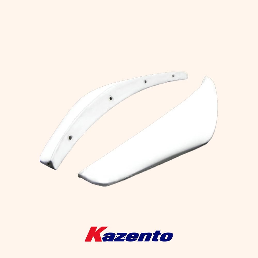 Kazento For Nissan Z33 350Z 2003-08 NIS2 Fiberglass Unpaint Front Bumper Canard Splitter Kazento Carbon Parts 车身侧板 350Z-CANA-NIS-2P-FRP