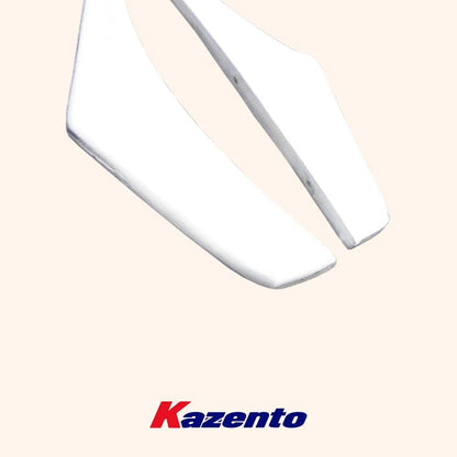 Kazento For Nissan Z33 350Z 2003-08 NIS2 Fiberglass Unpaint Front Bumper Canard Splitter Kazento Carbon Parts 车身侧板 350Z-CANA-NIS-2P-FRP
