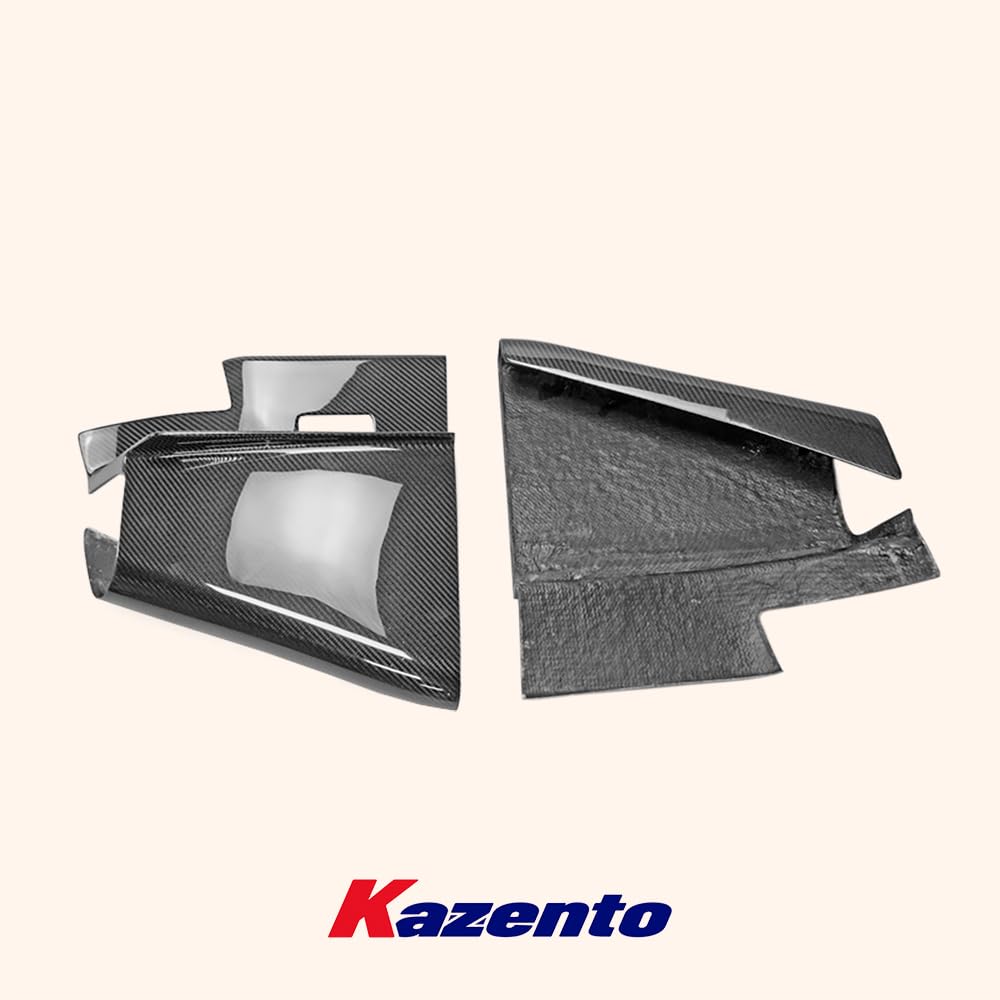 Kazento For Nissan Z33 350Z 2003-08 VRS Type Carbon Fiber Rear Diffuser Side Add On Kazento Carbon Parts 车身侧板 350Z-DIF-VRSA1&-CF