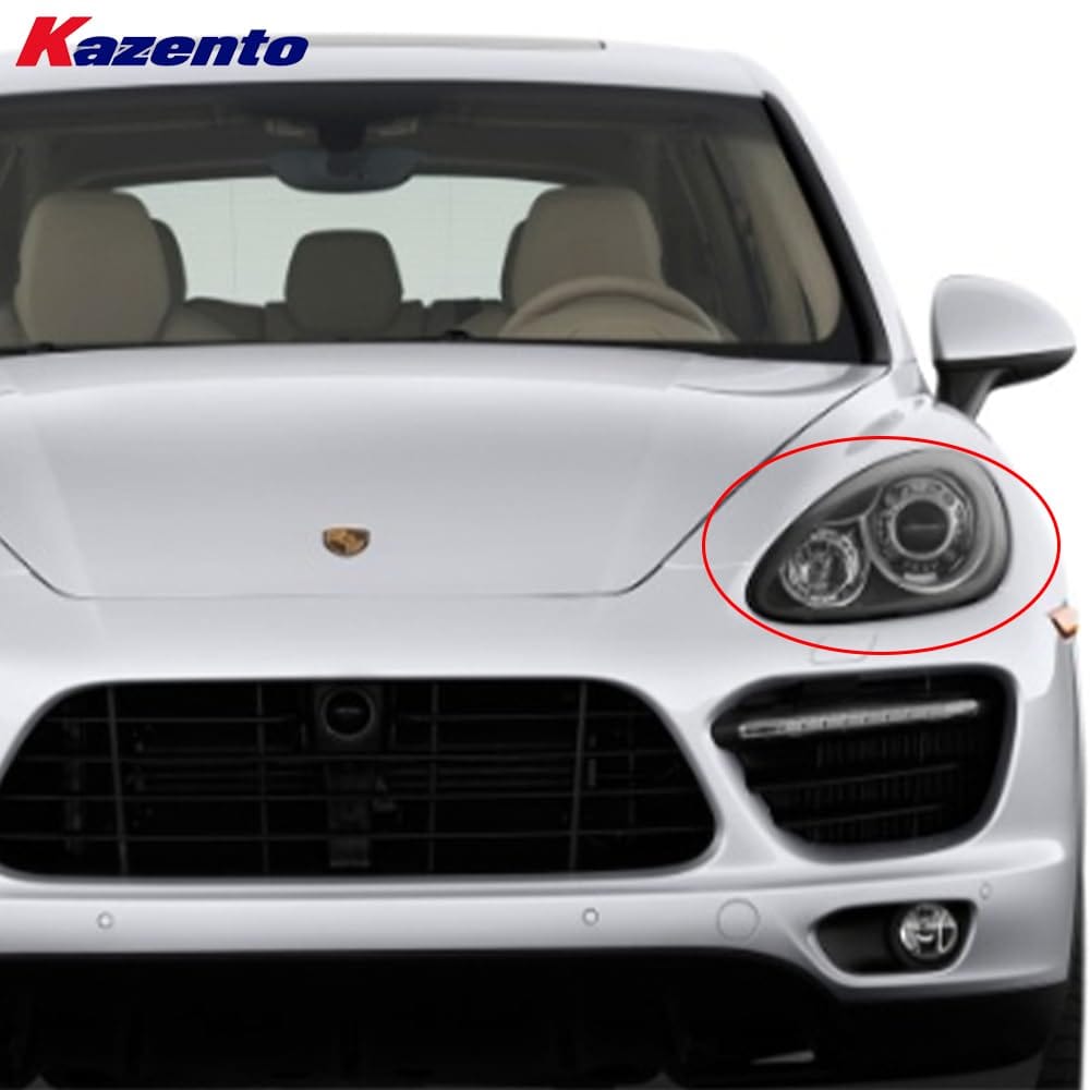 Kazento For Porsche 2011-2018 Cayenne 958 KZ Carbon Fiber Front Headlight Eyebrow Eyelid