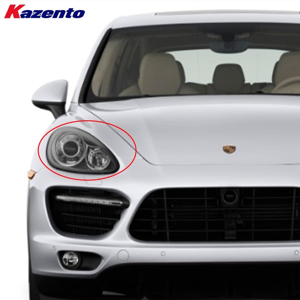 Kazento For Porsche 2011-2018 Cayenne 958 KZ Carbon Fiber Front Headlight Eyebrow Eyelid