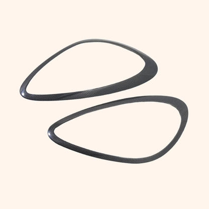 Kazento For Porsche 2011-2018 Cayenne 958 KZ Carbon Fiber Front Headlight Eyebrow Eyelid