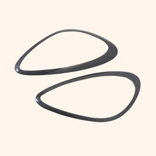 Kazento For Porsche 2011-2018 Cayenne 958 KZ Carbon Fiber Front Headlight Eyebrow Eyelid