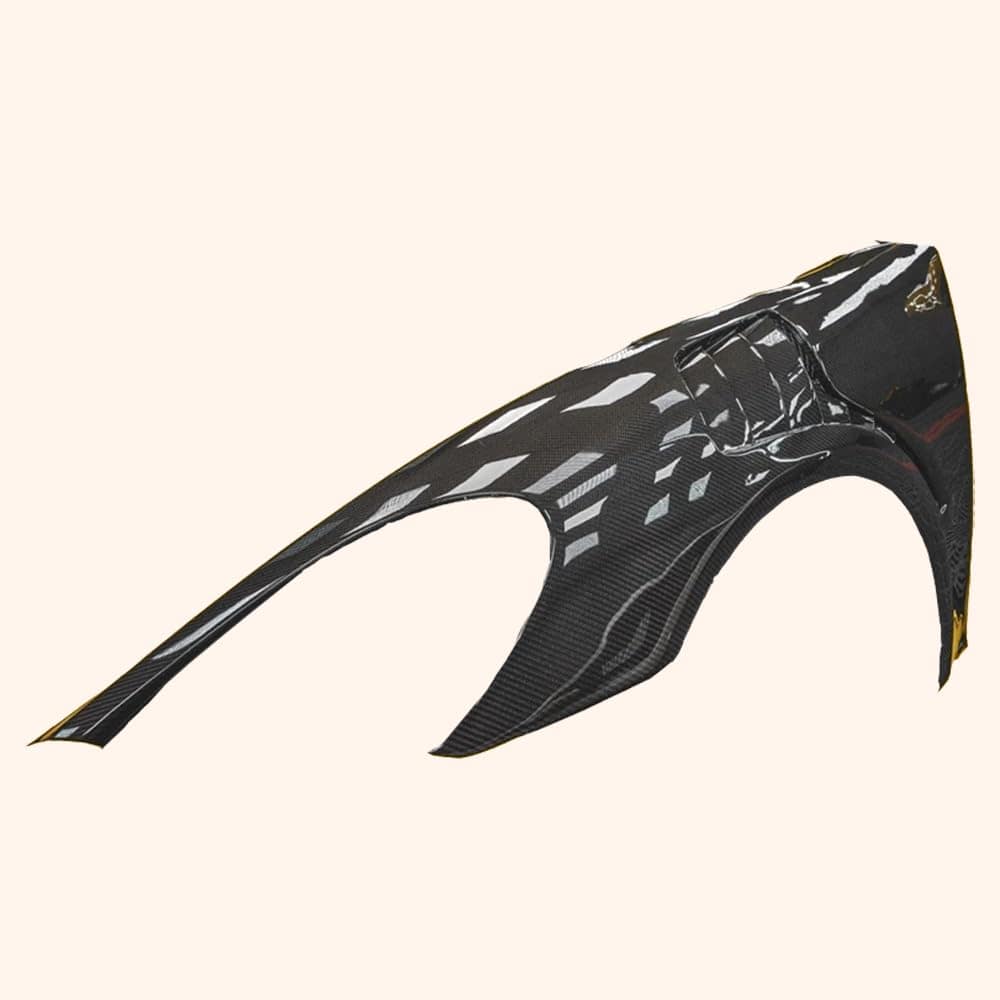 Kazento For Porsche 718 Boxster Cayman RS Style Carbon Fiber Front Fender Pair Kazento Carbon Parts 车身侧板 718-FF-V-CF