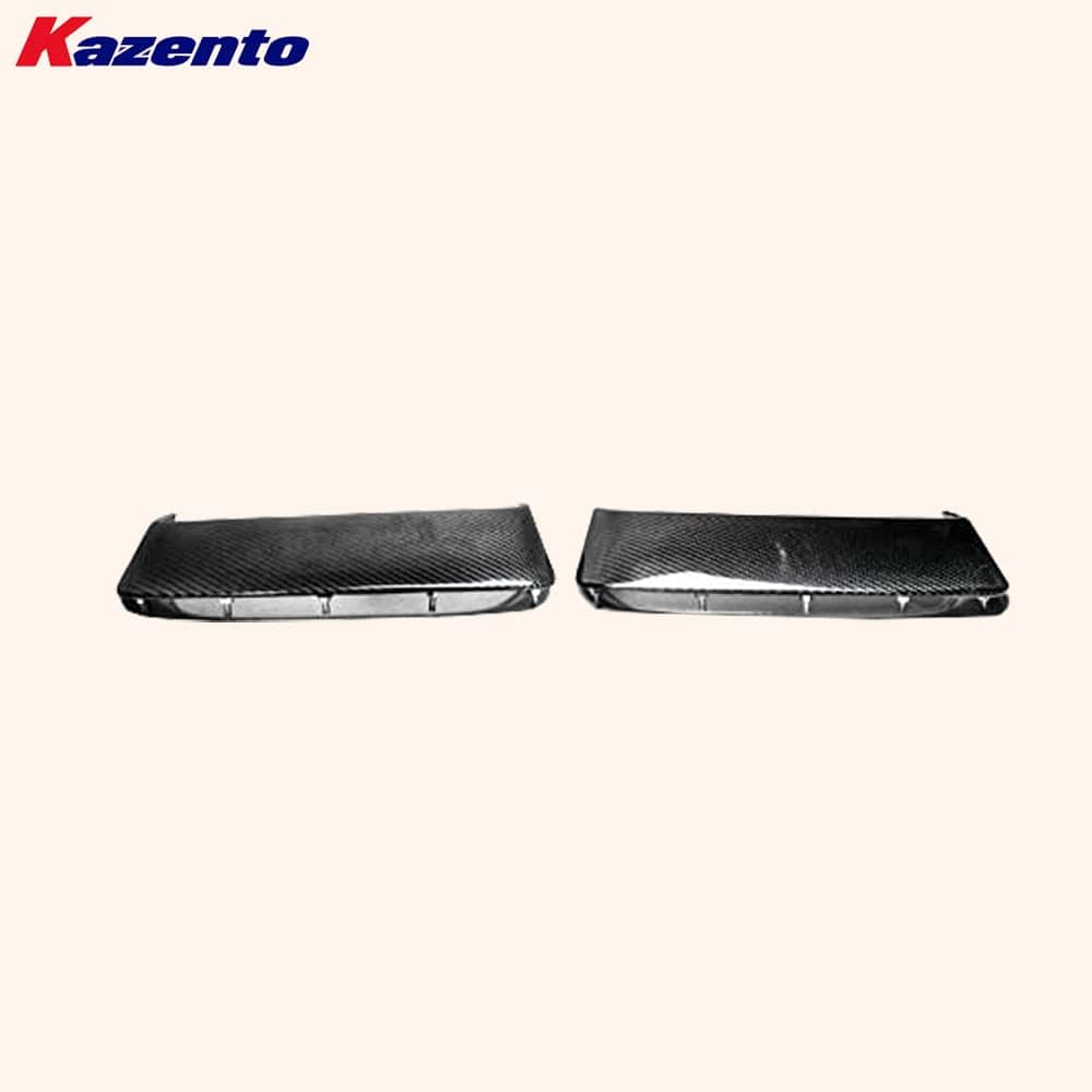 Kazento For Porsche 911 997 Carbon Fiber Rear Trunk Boot OEM Style Vents Ducts Cover