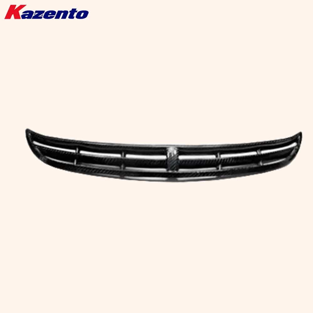 Kazento For Porsche Boxster 987 997 GT3 Style Carbon Fiber Front Grille Grill Cover