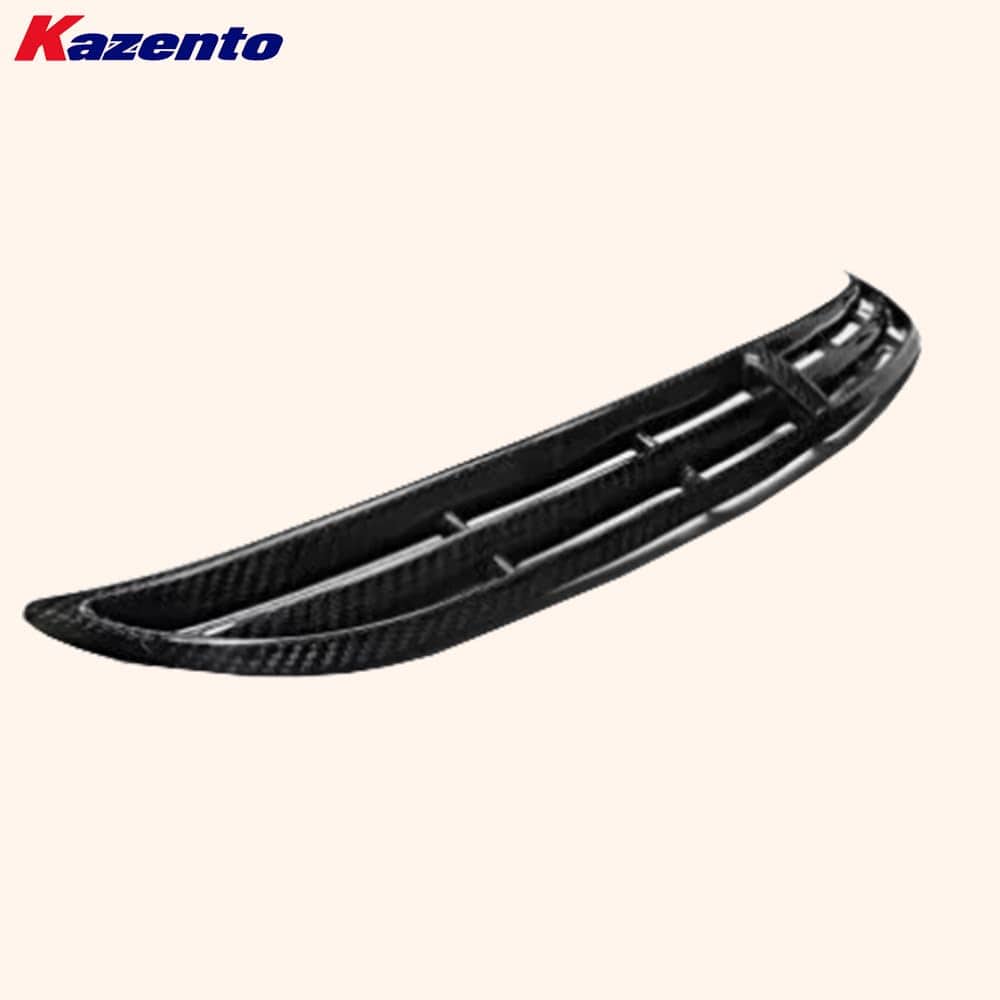 Kazento For Porsche Boxster 987 997 GT3 Style Carbon Fiber Front Grille Grill Cover