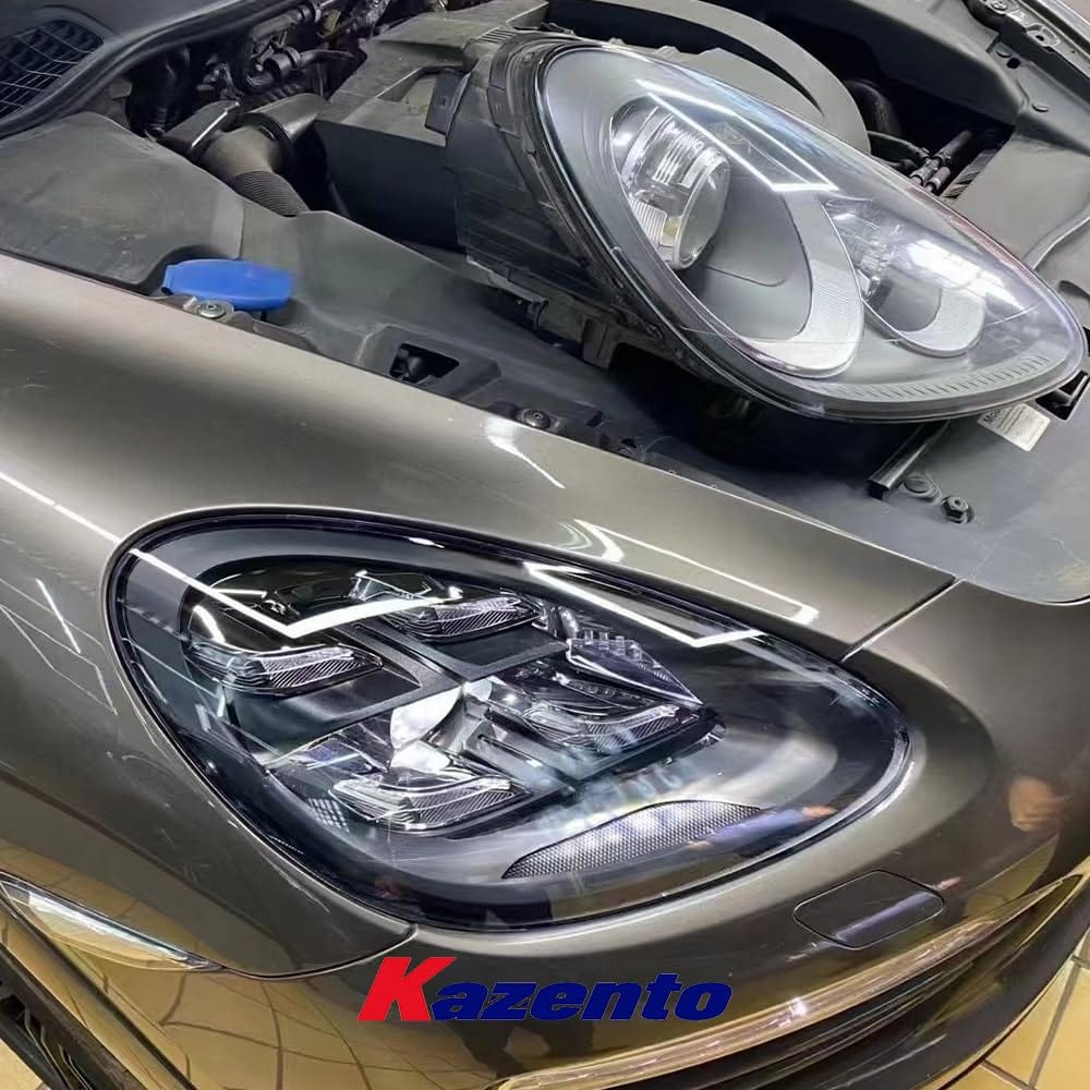 Kazento For Porsche Cayenne 958.1 2011-14 Matrix LED Laser DRL Headlight (up to 18-23) Kazento Carbon Parts 车身侧板 9581-DRL-1823