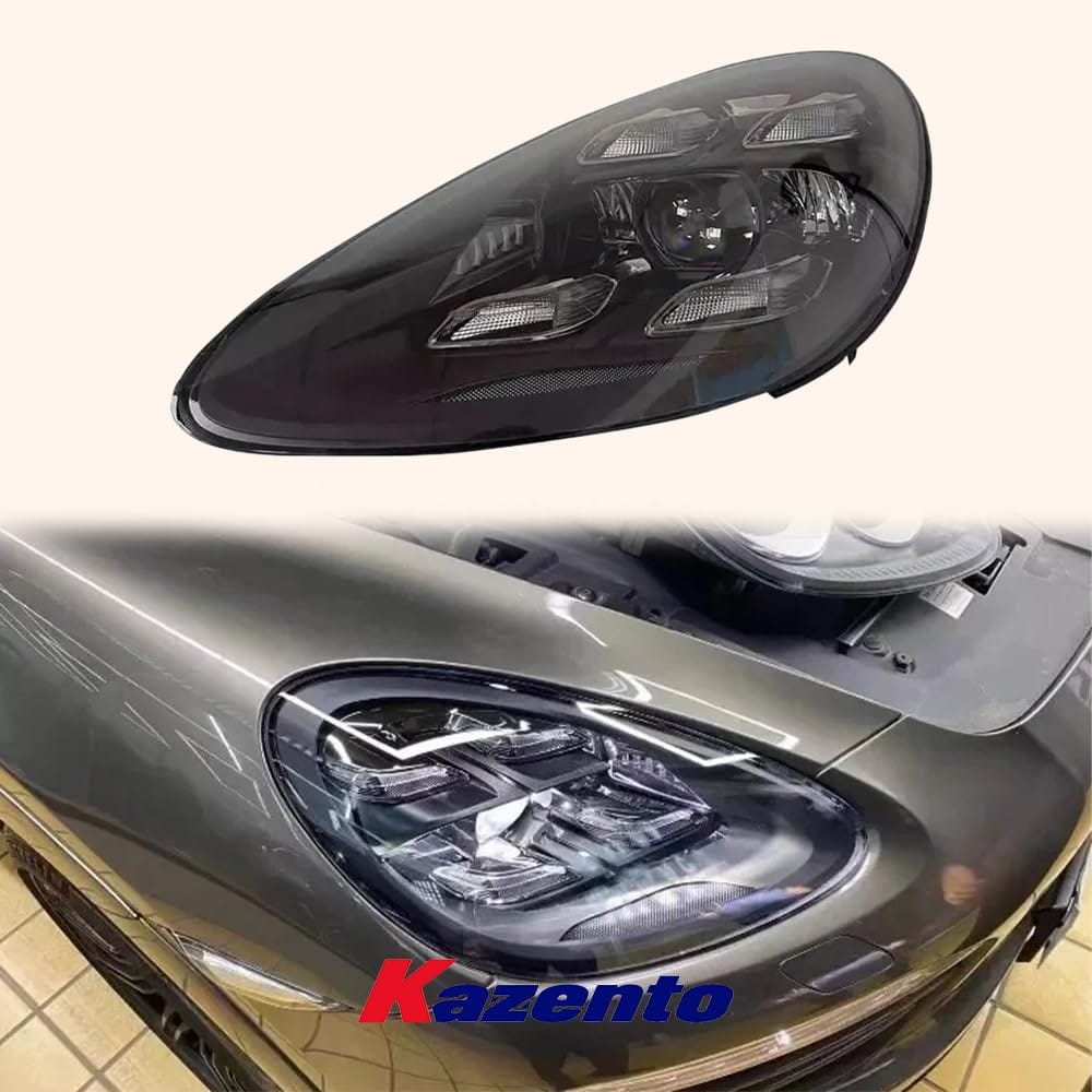 Kazento For Porsche Cayenne 958.1 2011-14 Matrix LED Laser DRL Headlight (up to 24-25) Kazento Carbon Parts 车身侧板 9581-DRL-2425