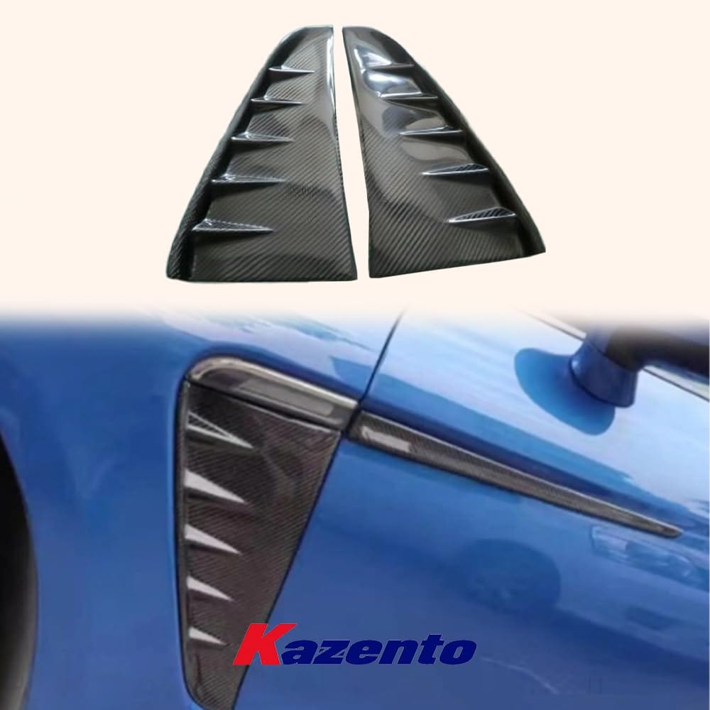 Kazento For Porsche Panamera 2014-2016 ART Style Carbon Front Fender Vents Trim Garnish