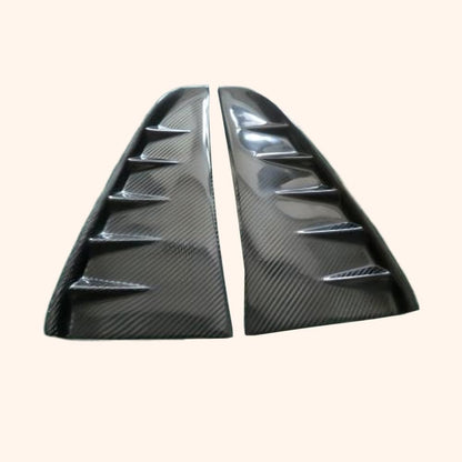 Kazento For Porsche Panamera 2014-2016 ART Style Carbon Front Fender Vents Trim Garnish