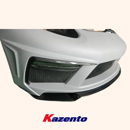 Kazento For Porsche Panamera 2014-2016 AT Style FRP Unpaint Front Bumper Body Kits Kazento Carbon Parts 车身侧板 PANA1416-FB-ART-FRP