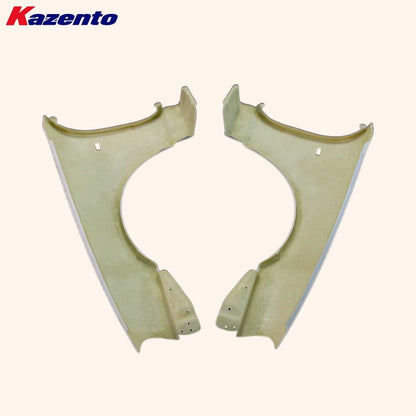 Kazento For R34 Gtr For Nissan Skyline Oem-Style Front Fender Fiber Glass Kazento Carbon Parts 车身侧板 R34-FF-OE-GTR-FRP
