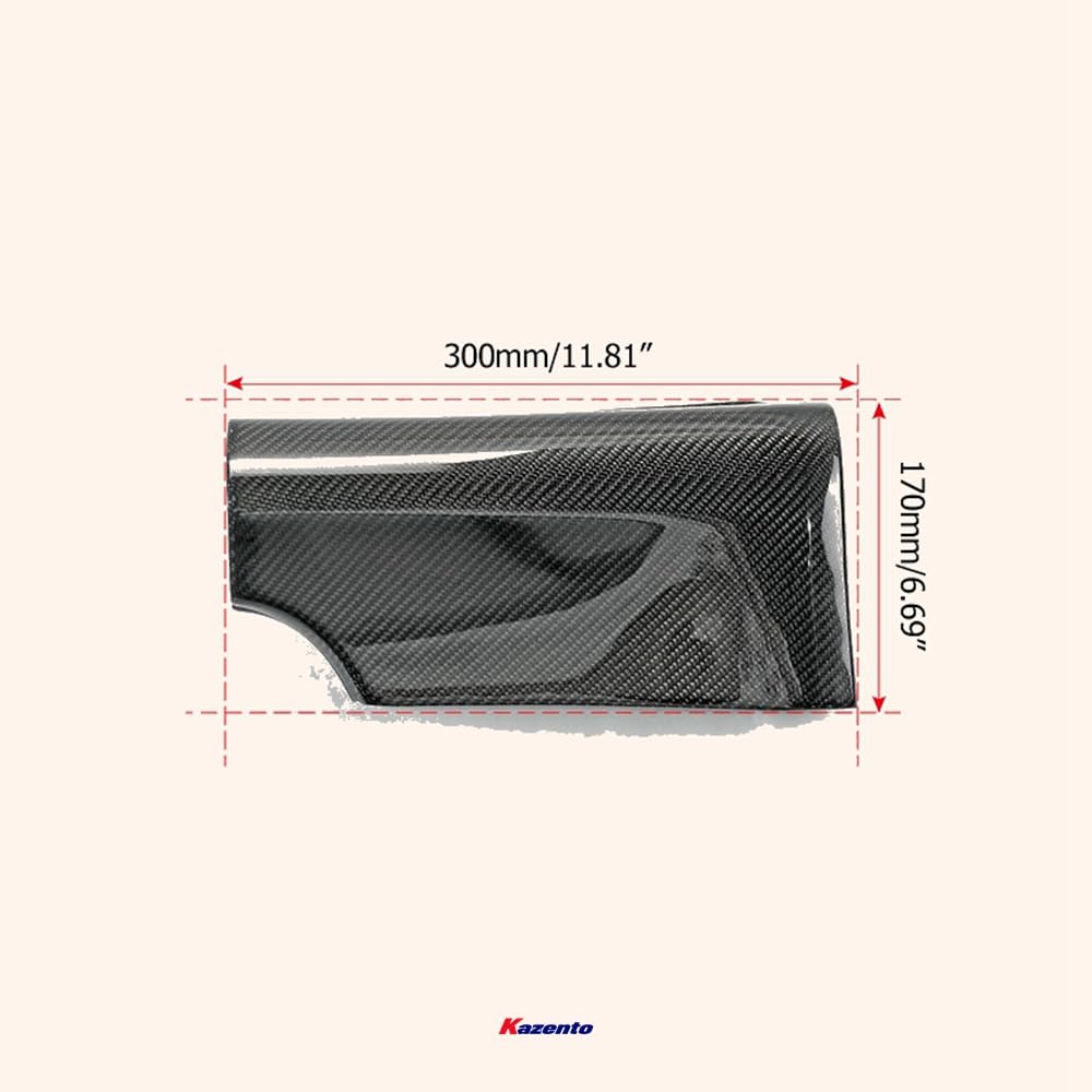 Kazento For R34 Gtr Oem For Nissan Front Fender Mug Guard 2Pcs Carbon Fiber Kazento Carbon Parts 车身侧板 R34-FFADD-GTR-CF