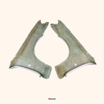 Kazento For R34 Gtt Zt Type For Nissan Front Fender (Can Only Fitted With Conversion Side & Rear Fender) Fiber Glass Kazento Carbon Parts 车身侧板 R34-FF-ZT-GTT-FRP