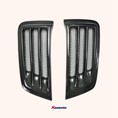 Kazento For R35 Gtr 08-16 Cs Style For Nissan Rear Bumper Duct Carbon Fiber Kazento Carbon Parts 车身侧板 R35-BV-R-CS-CF
