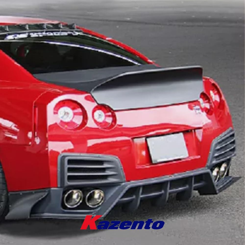 Kazento For R35 Gtr 08-16 Cs Style For Nissan Rear Bumper Duct Fiber Glass Kazento Carbon Parts 车身侧板 R35-BV-R-CS-FRP