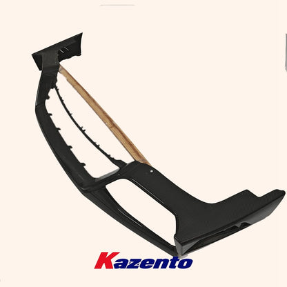 Kazento For R35 GTR  For Nissan 2017on OE Style Carbon Fiber Rear Bumper Diffuser Lip Kazento Carbon Parts 车身侧板 R35-RL-OE-17-CF
