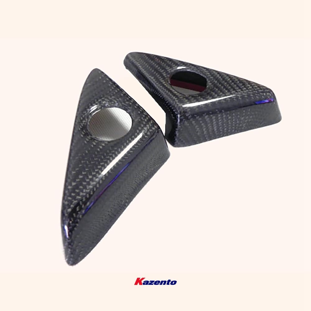 Kazento For R35 Gtr For Nissan Door Mirror Inner Panel Trinagle Carbon Fiber Kazento Carbon Parts 车身侧板 R35-MC-TRI-CF
