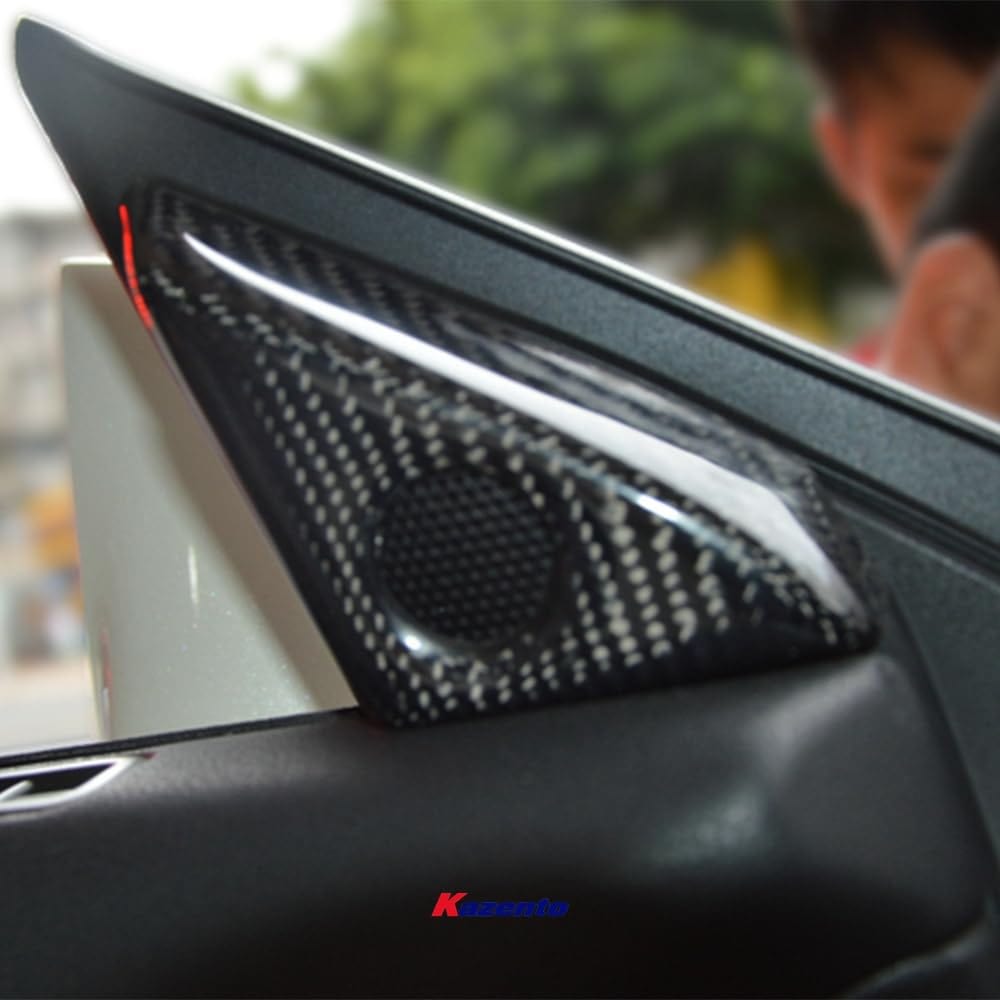 Kazento For R35 Gtr For Nissan Door Mirror Inner Panel Trinagle Carbon Fiber Kazento Carbon Parts 车身侧板 R35-MC-TRI-CF