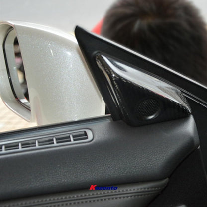 Kazento For R35 Gtr For Nissan Door Mirror Inner Panel Trinagle Carbon Fiber Kazento Carbon Parts 车身侧板 R35-MC-TRI-CF