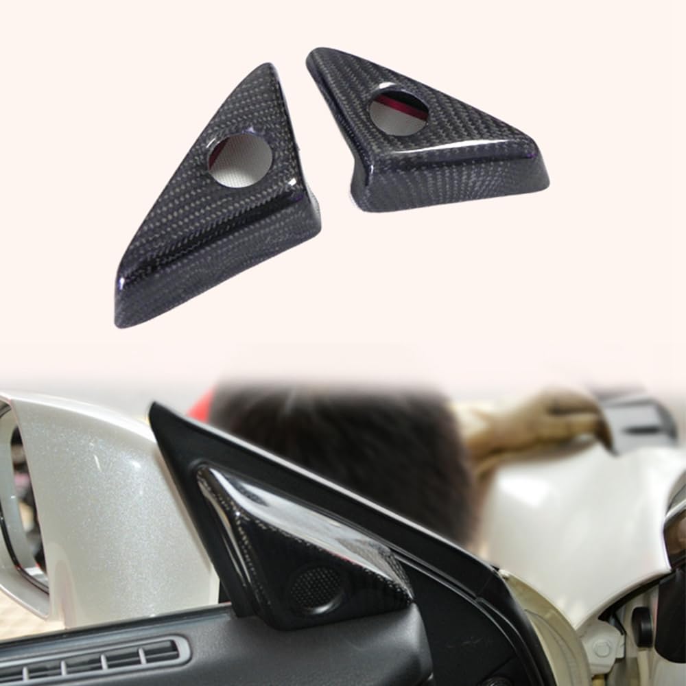 Kazento For R35 Gtr For Nissan Door Mirror Inner Panel Trinagle Carbon Fiber Kazento Carbon Parts 车身侧板 R35-MC-TRI-CF