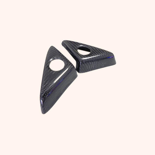 Kazento For R35 Gtr For Nissan Door Mirror Inner Panel Trinagle Carbon Fiber Kazento Carbon Parts 车身侧板 R35-MC-TRI-CF