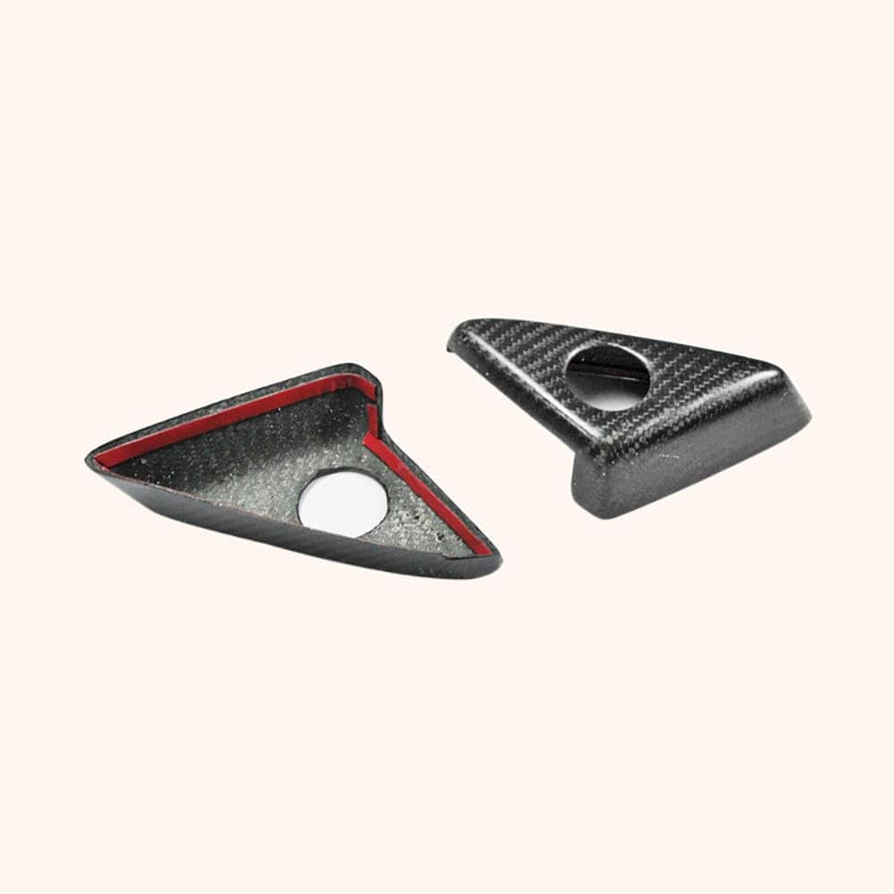 Kazento For R35 Gtr For Nissan Door Mirror Inner Panel Trinagle Matte Carbon Fiber Kazento Carbon Parts 车身侧板 R35-MC-TRI-MAT-MCF
