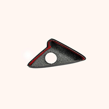 Kazento For R35 Gtr For Nissan Door Mirror Inner Panel Trinagle Matte Carbon Fiber Kazento Carbon Parts 车身侧板 R35-MC-TRI-MAT-MCF